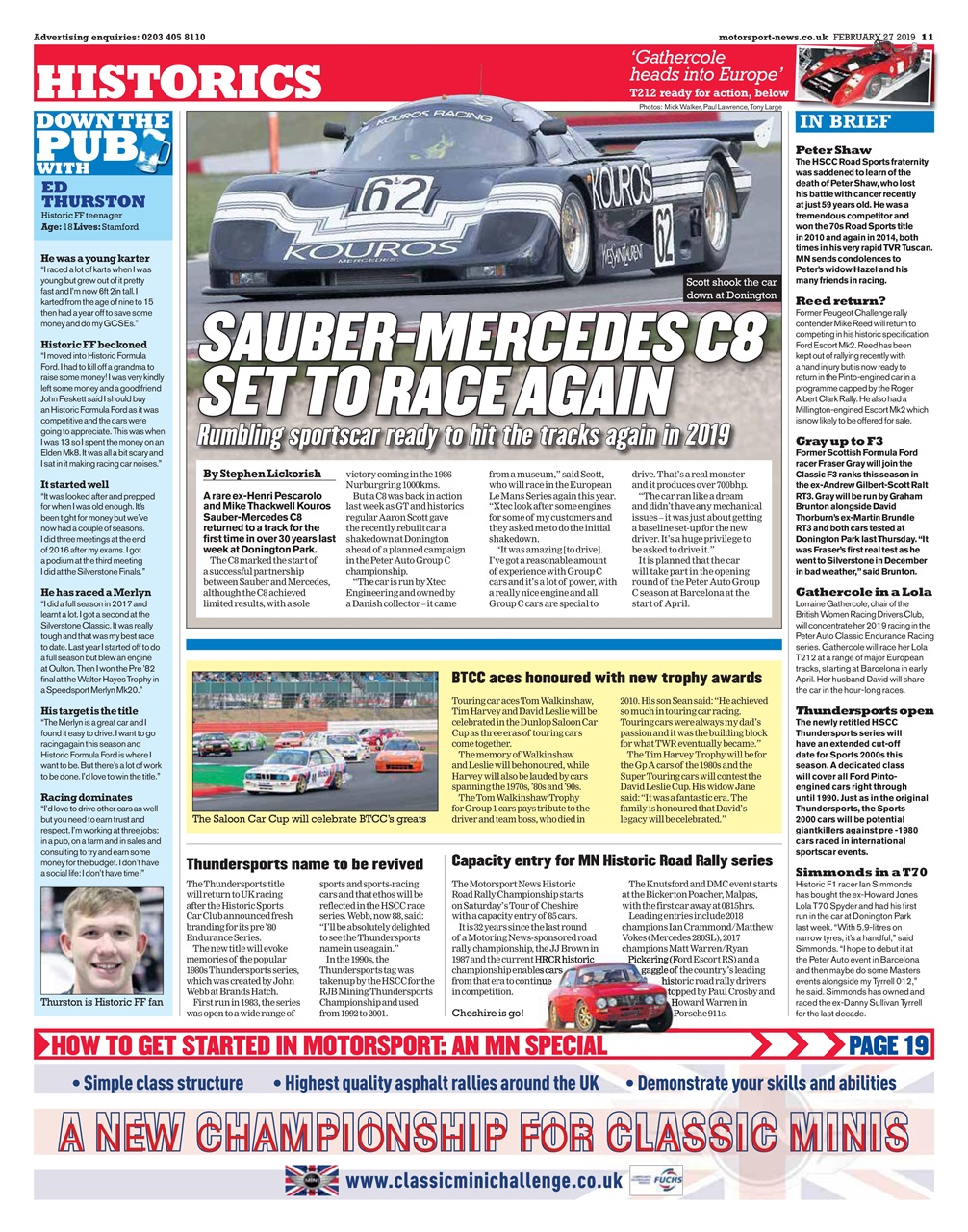 Motorsport News Preview Pages
