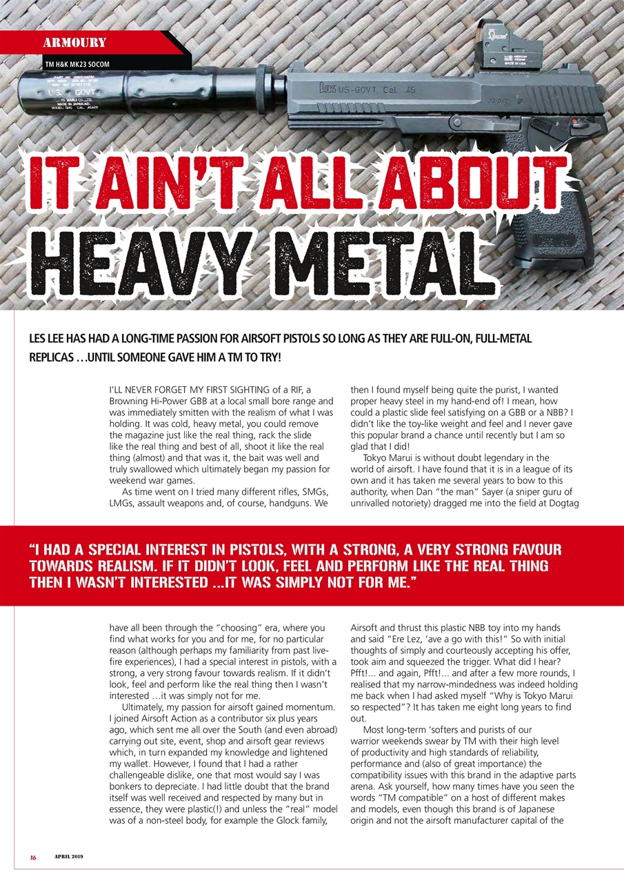 Airsoft Action Preview Pages