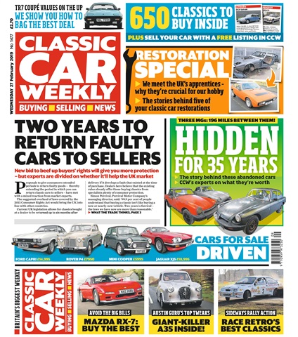 Classic Car Weekly issue 27th February 2019