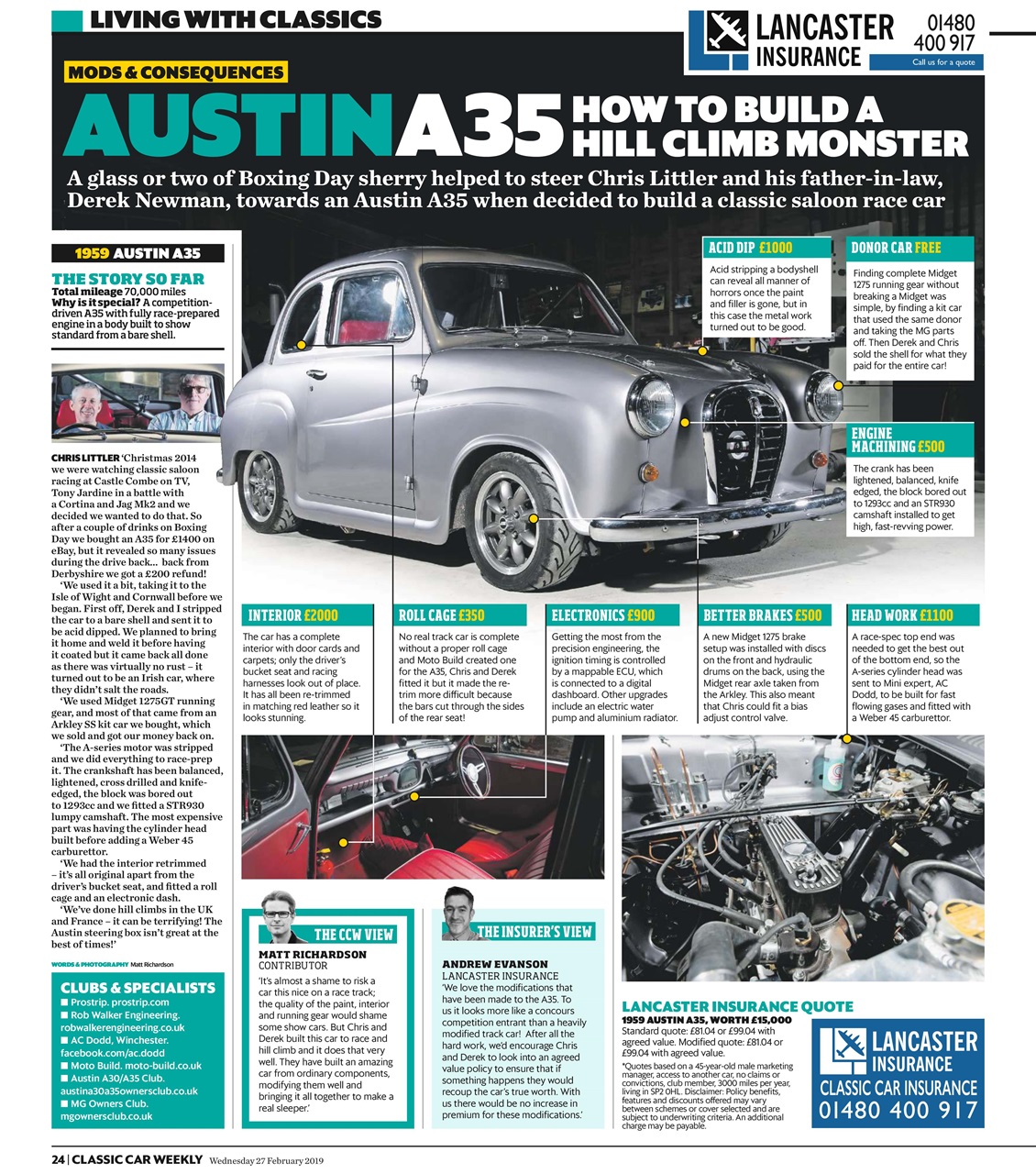 Classic Car Weekly Preview Pages