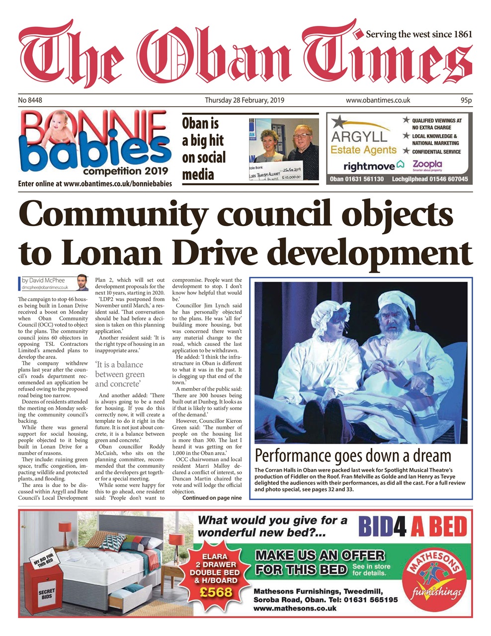 The Oban Times & Lochaber Times Preview Pages