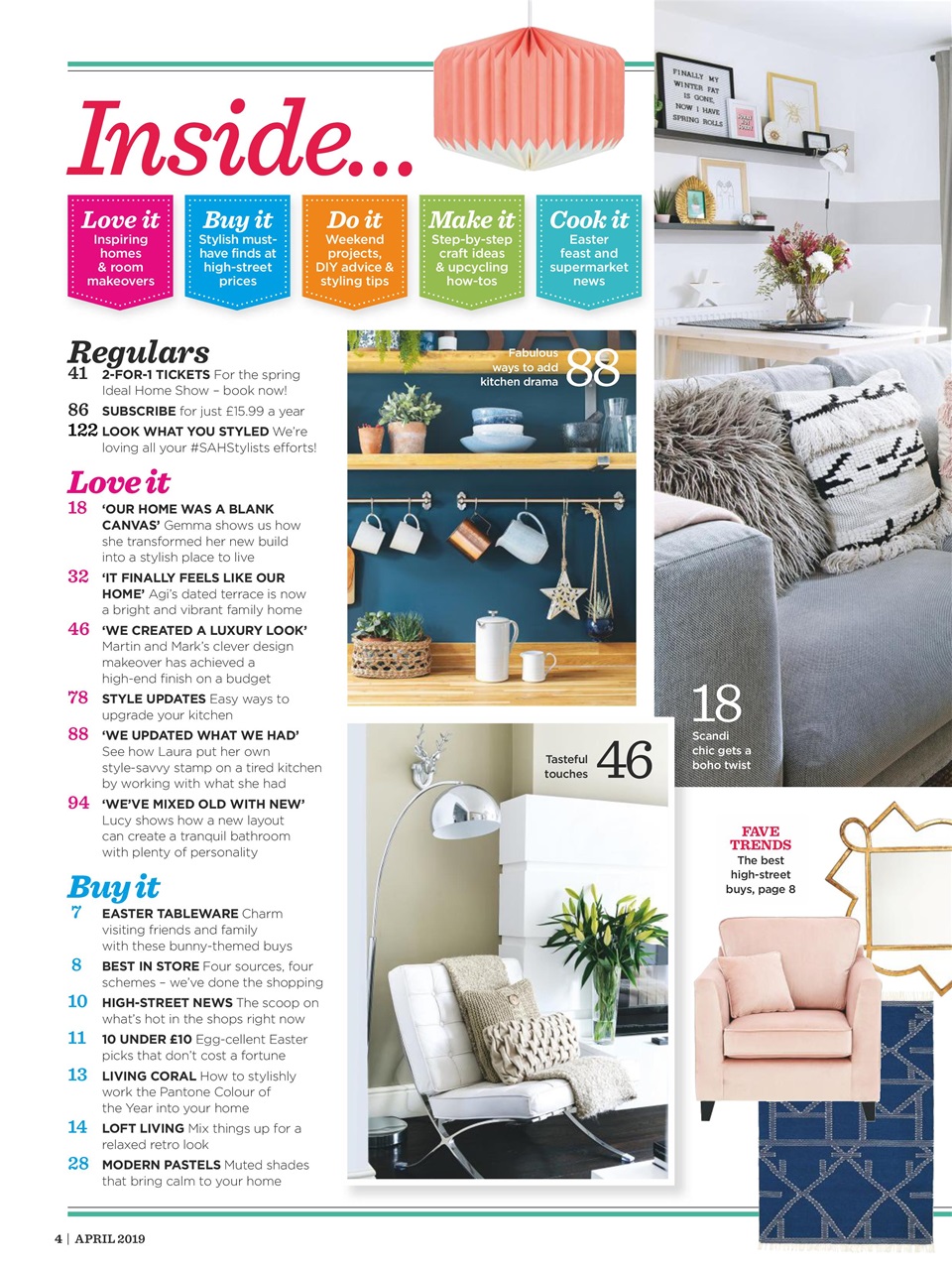 Style at Home Preview Pages