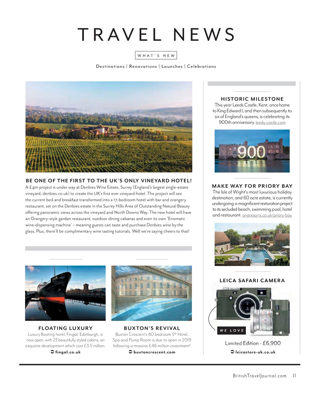 British Travel Journal Preview Pages