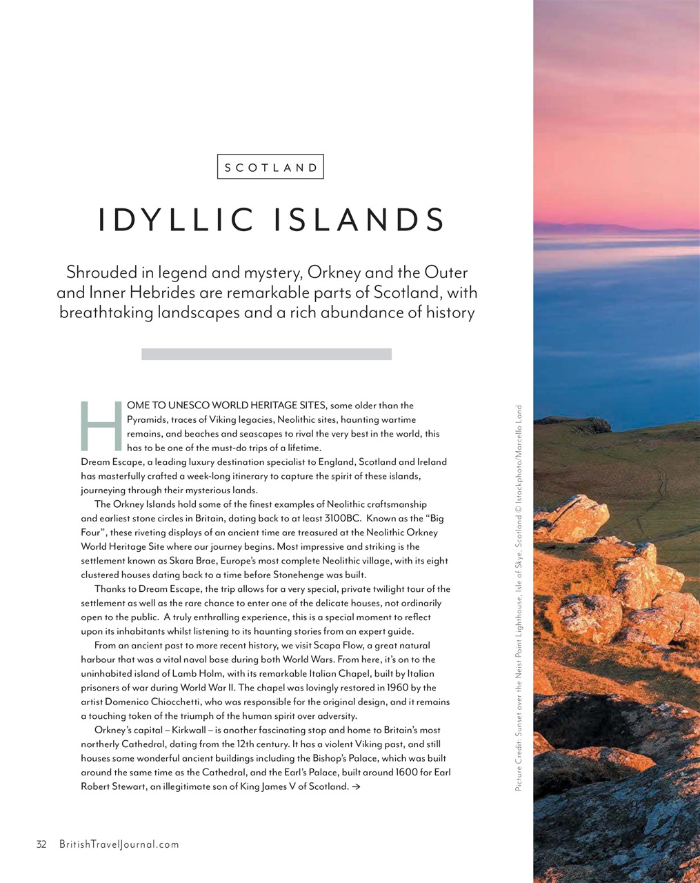 British Travel Journal Preview Pages