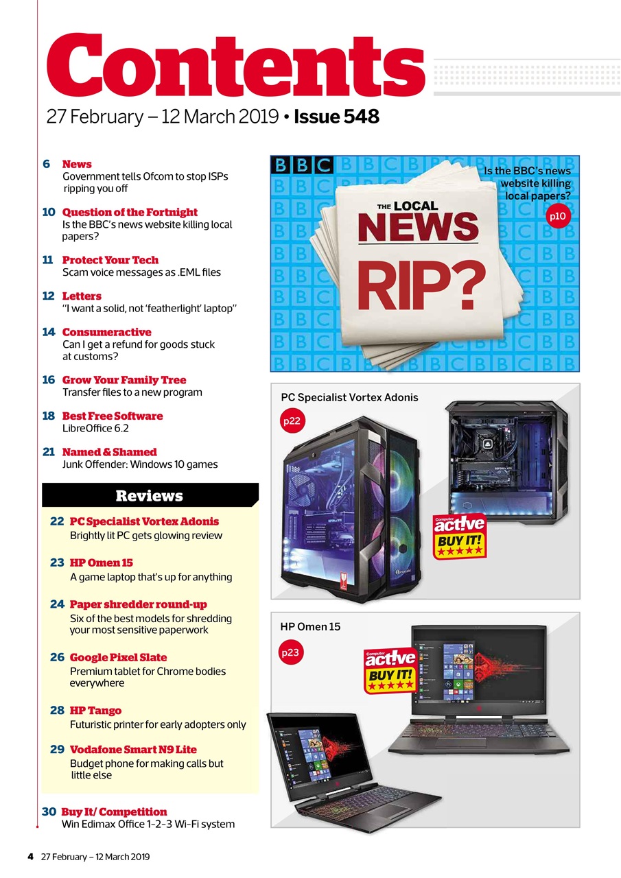 Computer Active Preview Pages