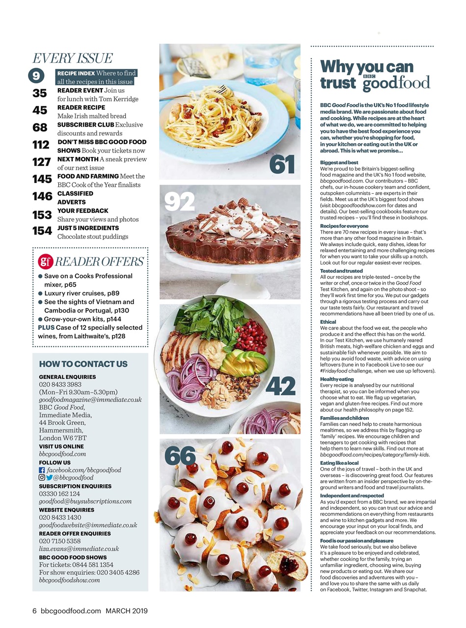 Good Food Magazine Preview Pages