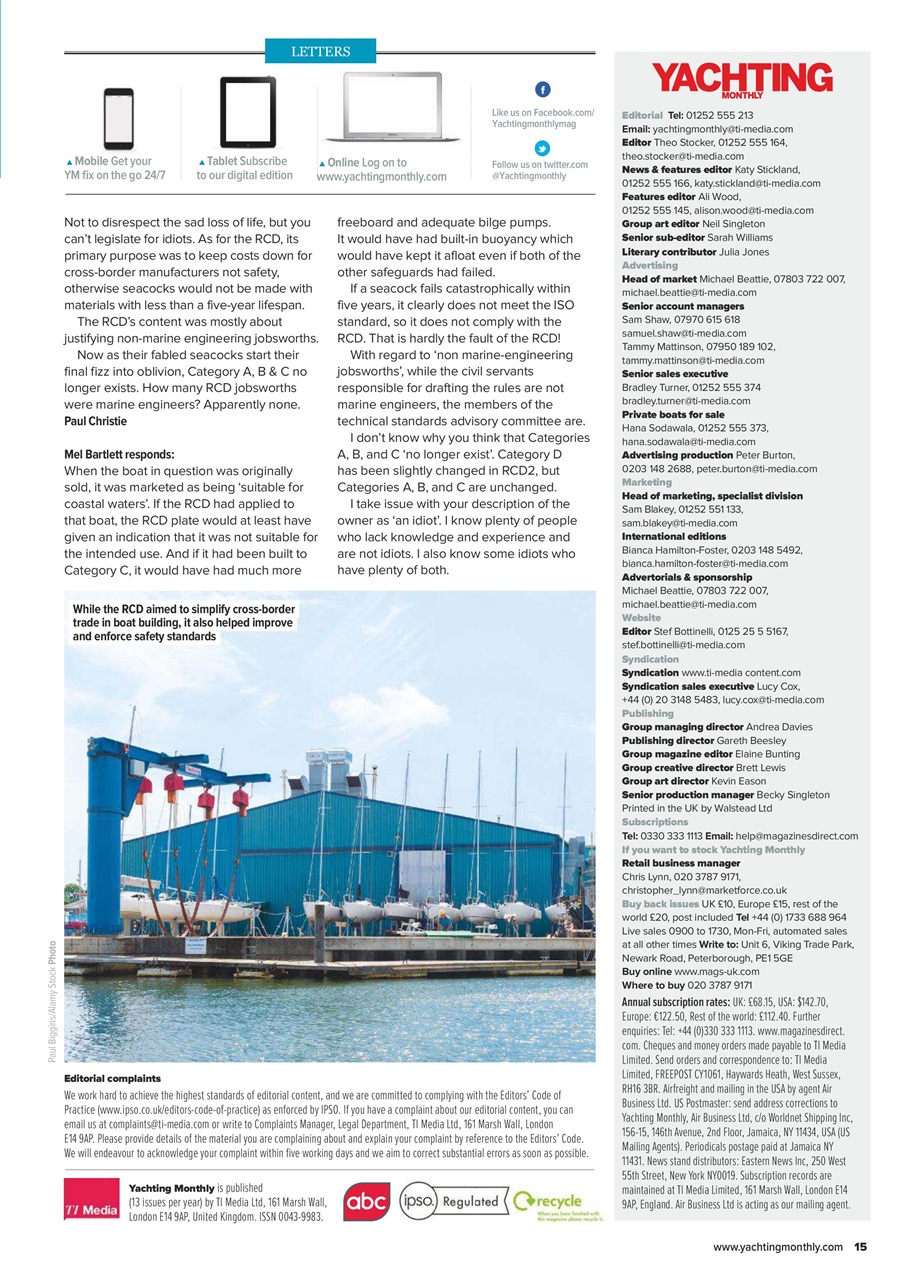 Yachting Monthly Preview Pages