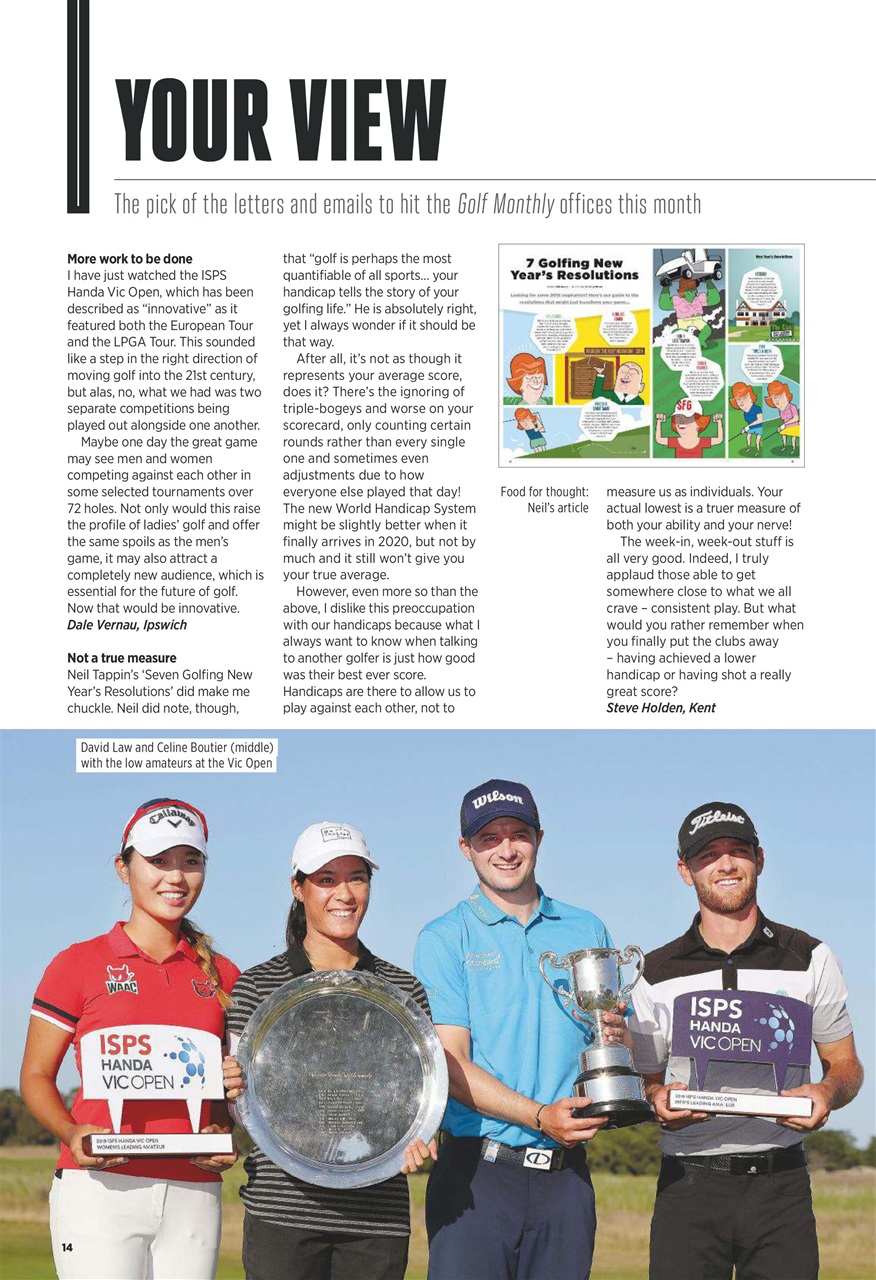 Golf Monthly Preview Pages