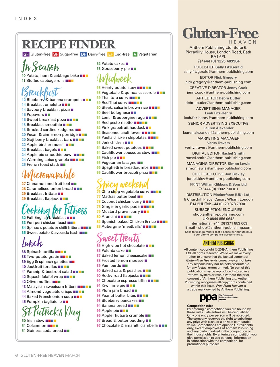 Gluten-Free Heaven Preview Pages