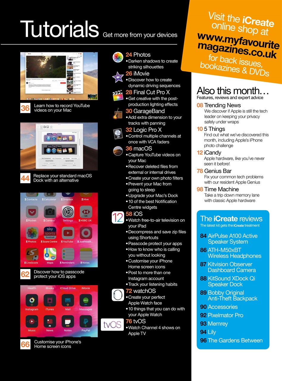 iCreate Preview Pages