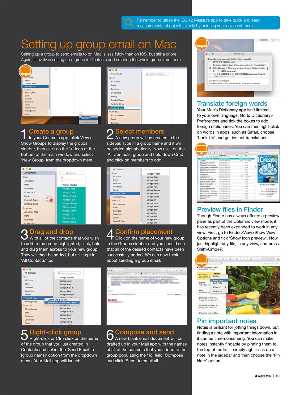 iCreate Preview Pages