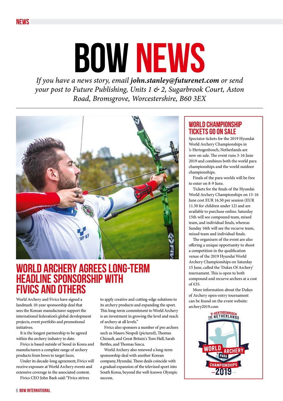 Bow International Preview Pages