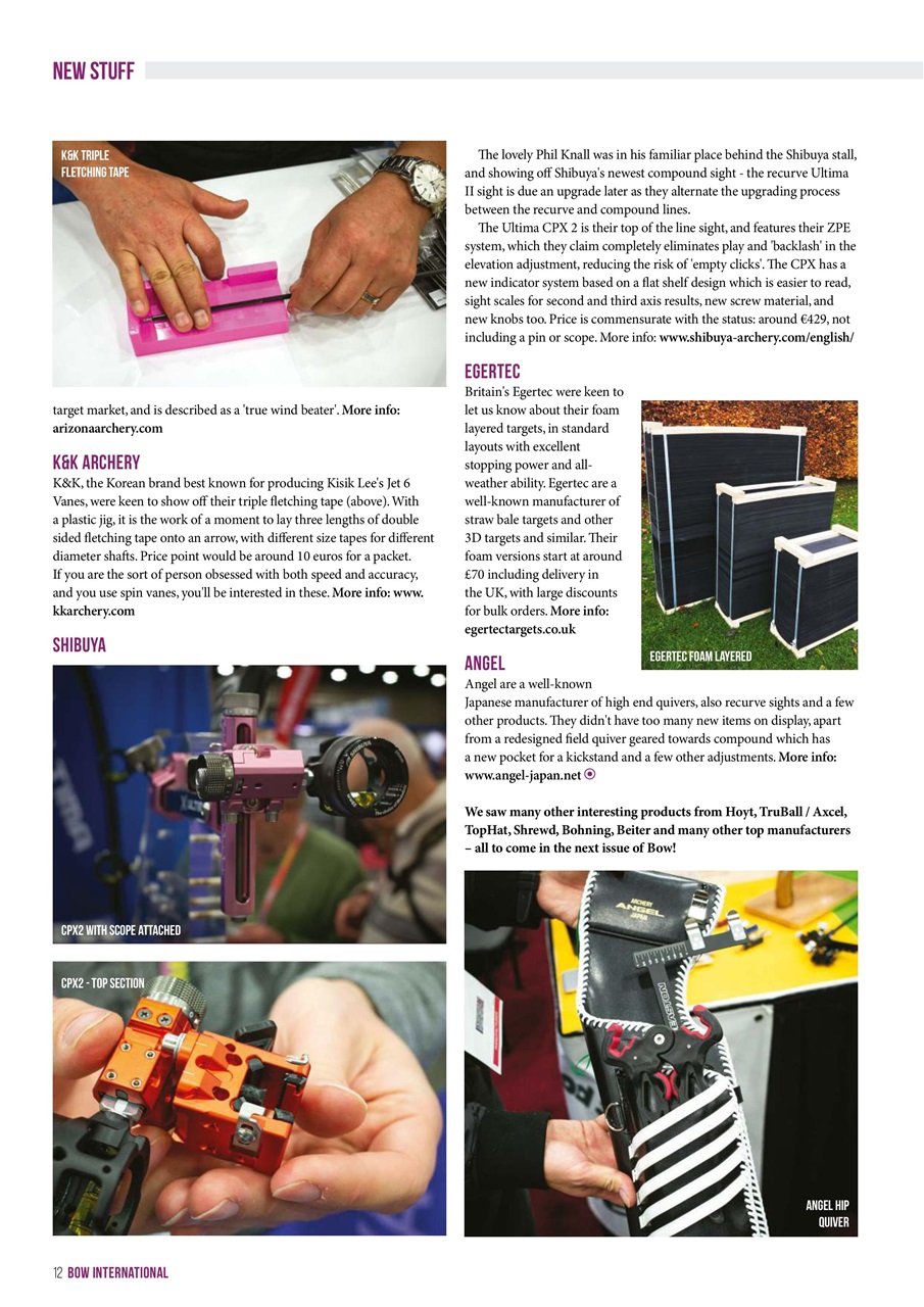 Bow International Preview Pages