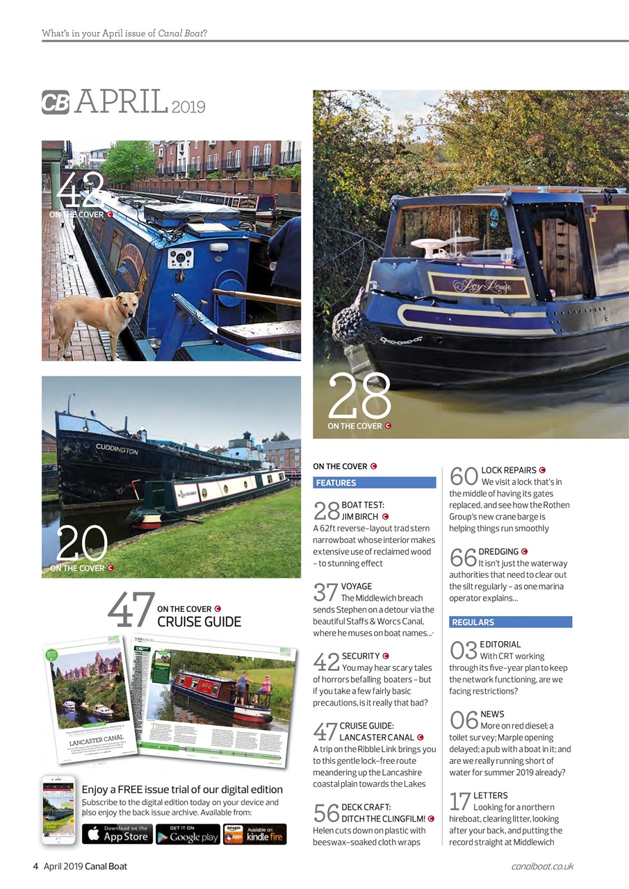 Canal Boat Preview Pages