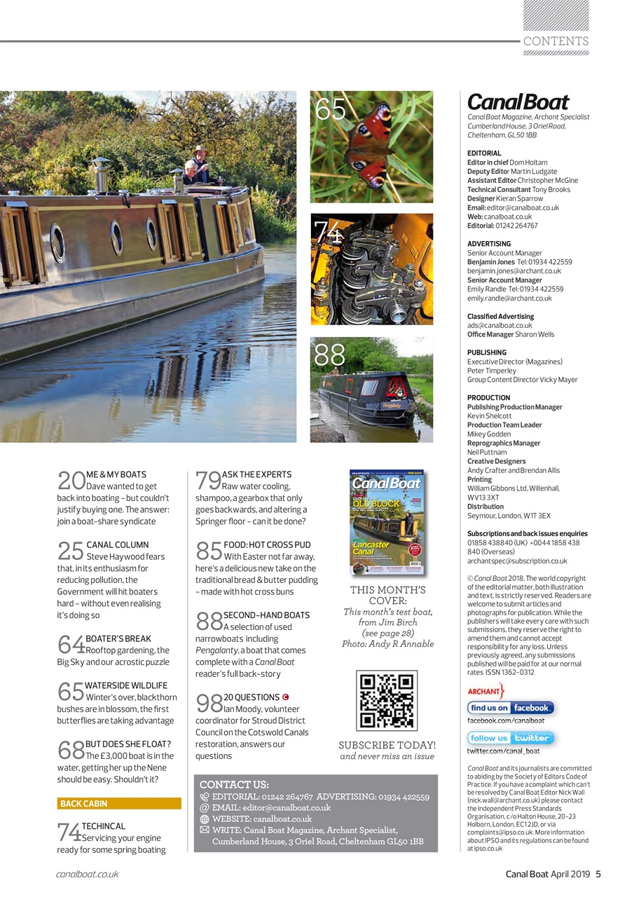 Canal Boat Preview Pages