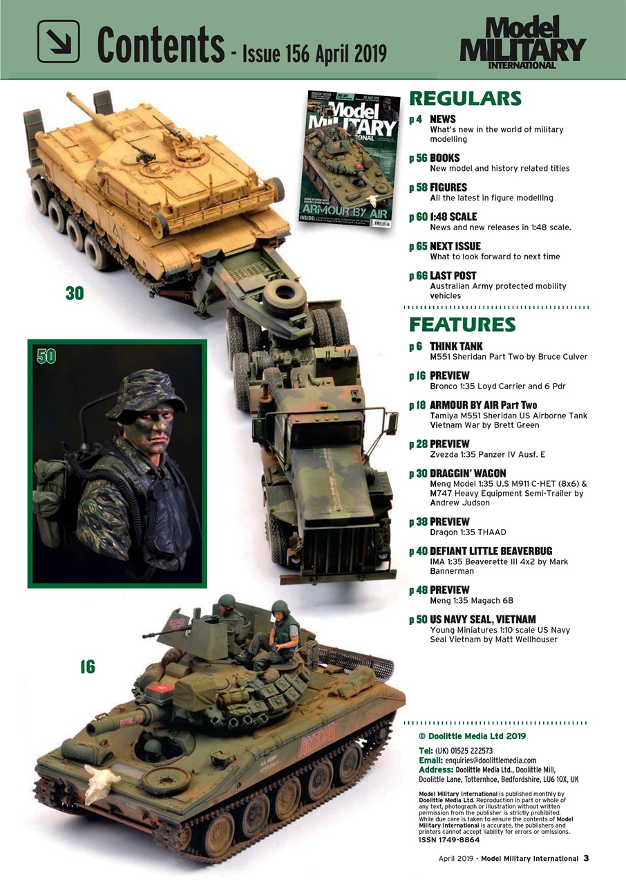Military Modelling International Magazine Preview Pages