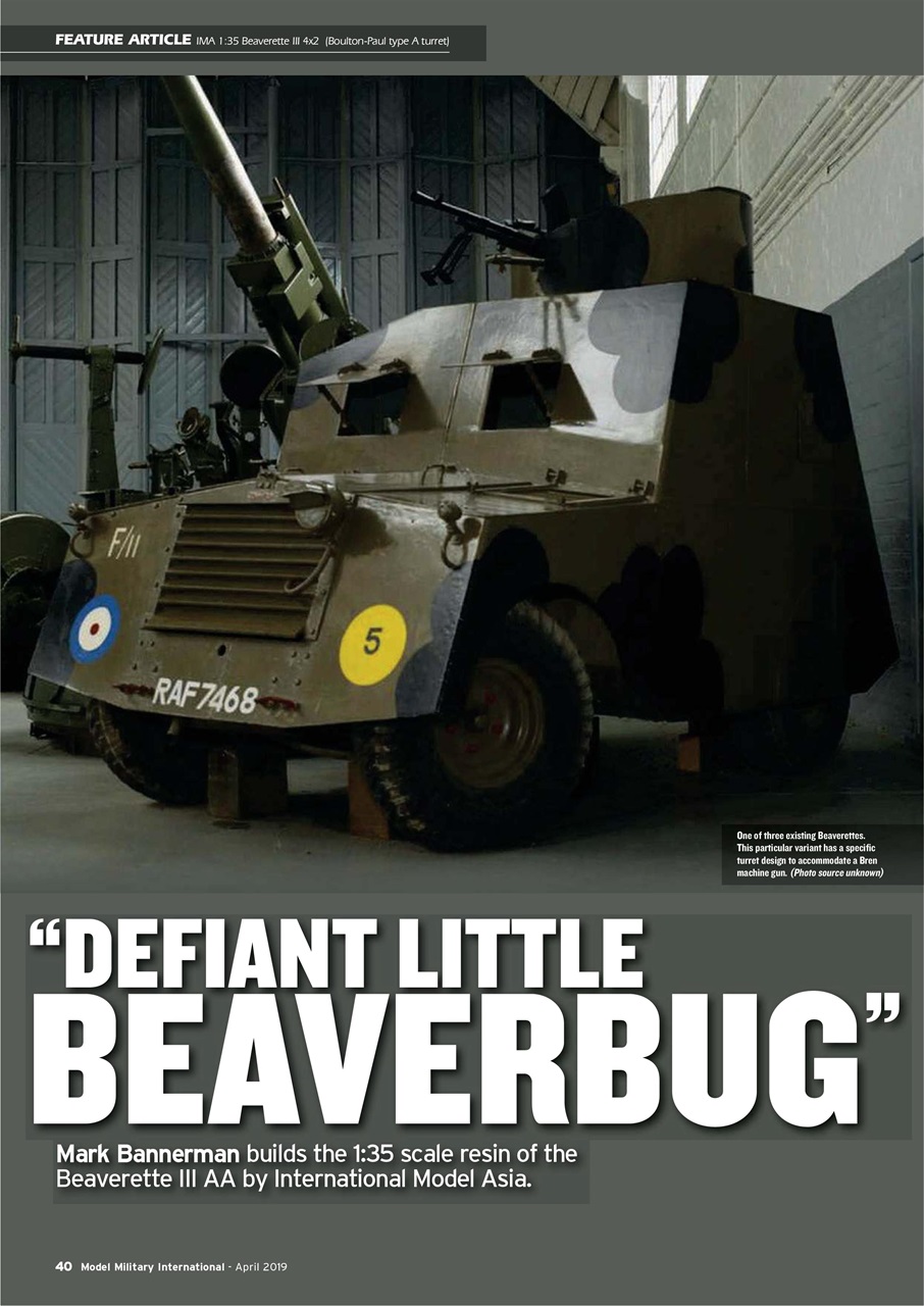 Military Modelling International Magazine Preview Pages
