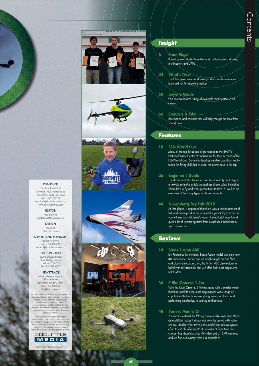 Radio Control DroneZone Preview Pages