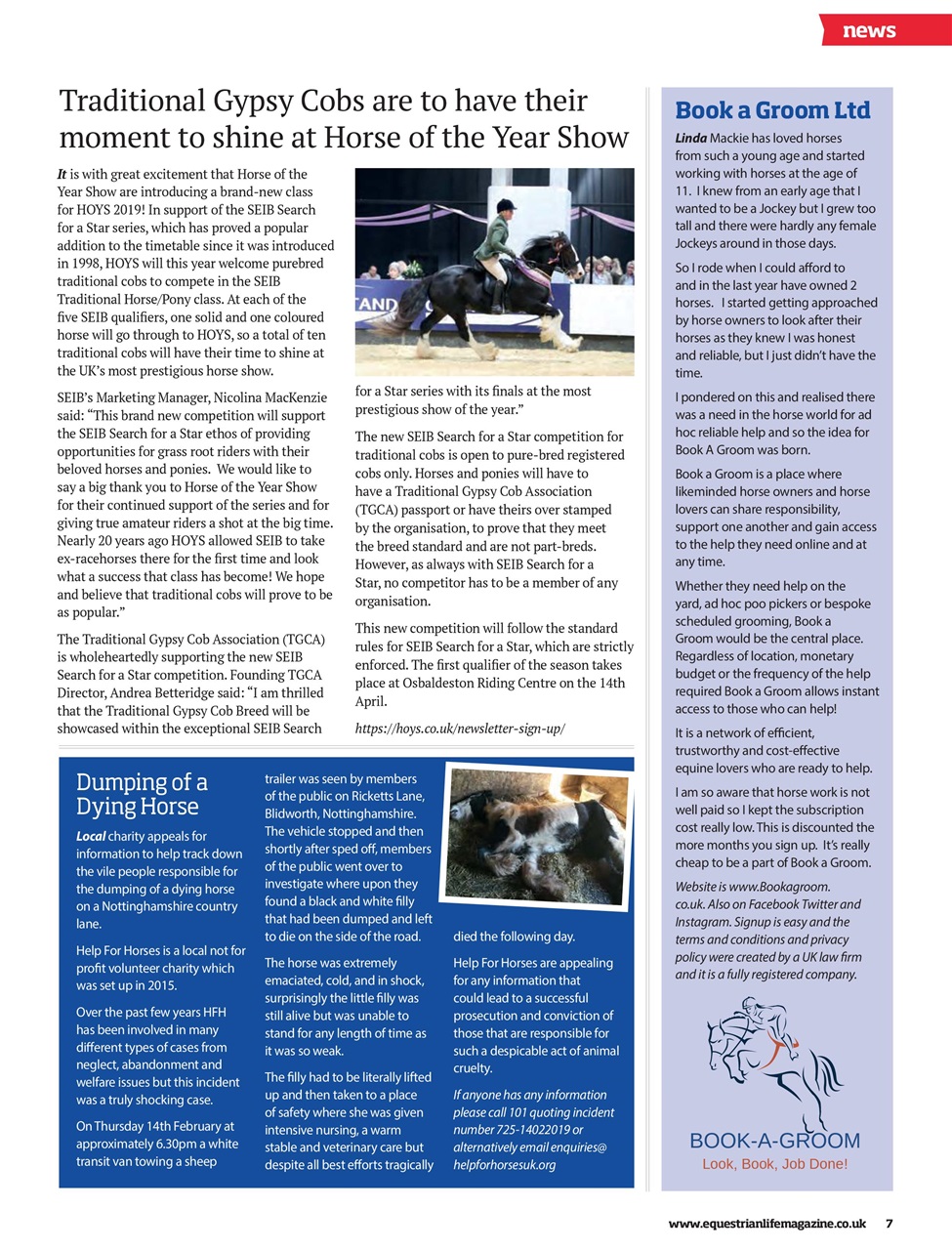 Equestrian Life Magazine Preview Pages