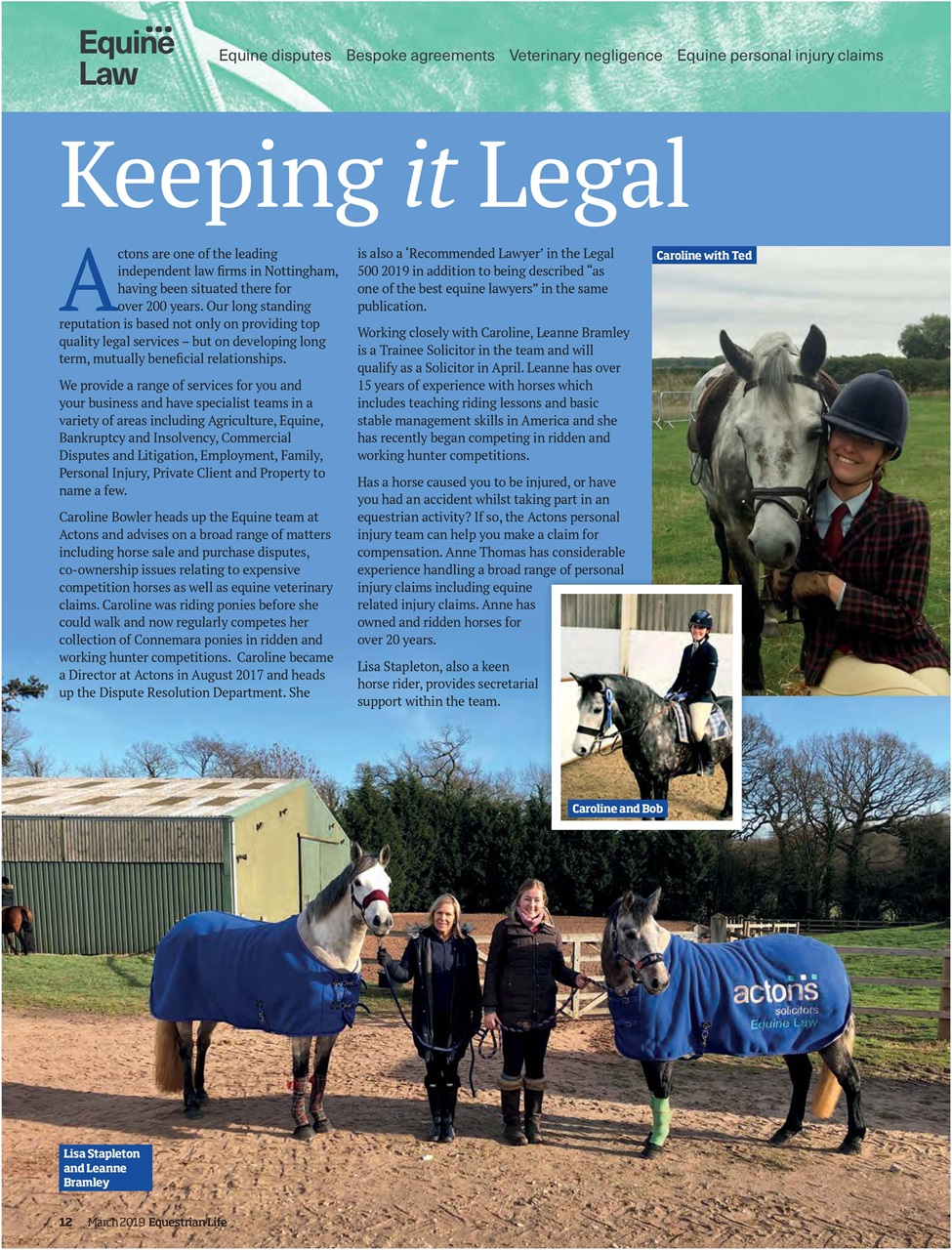 Equestrian Life Magazine Preview Pages