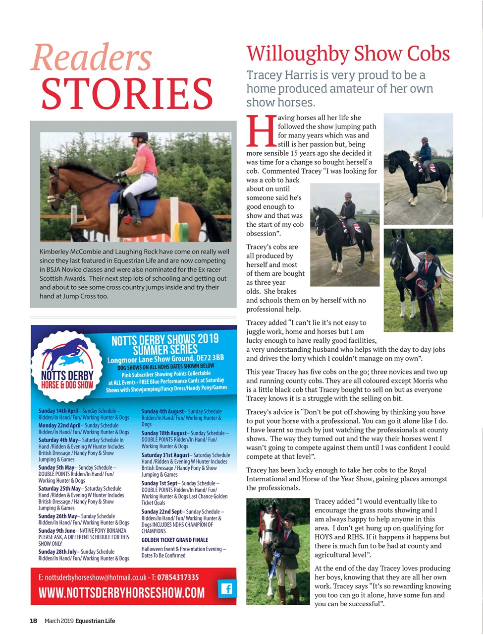 Equestrian Life Magazine Preview Pages