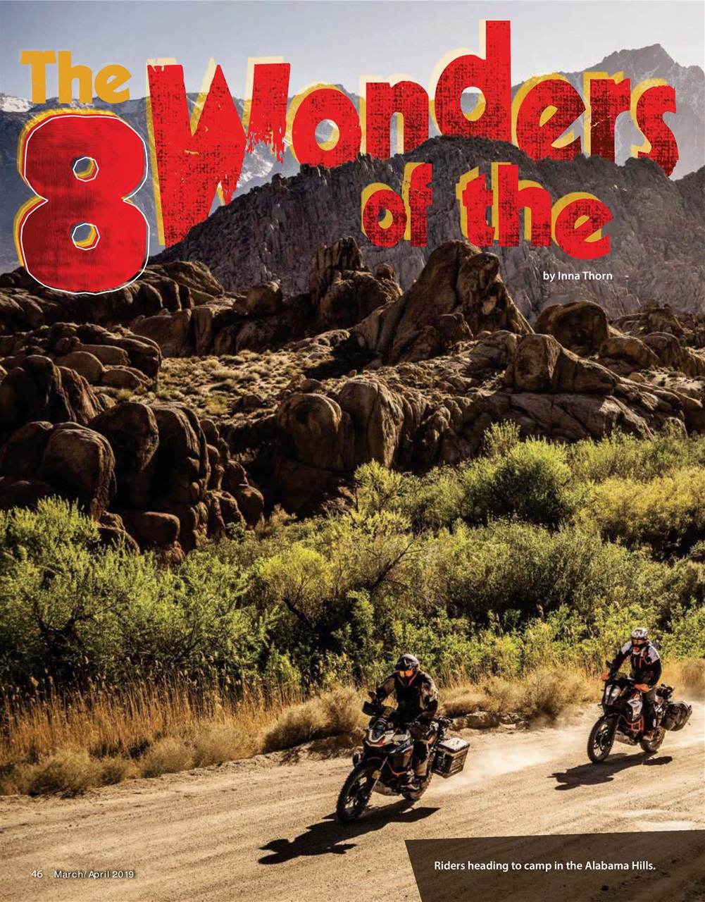 Adventure Motorcycle Preview Pages
