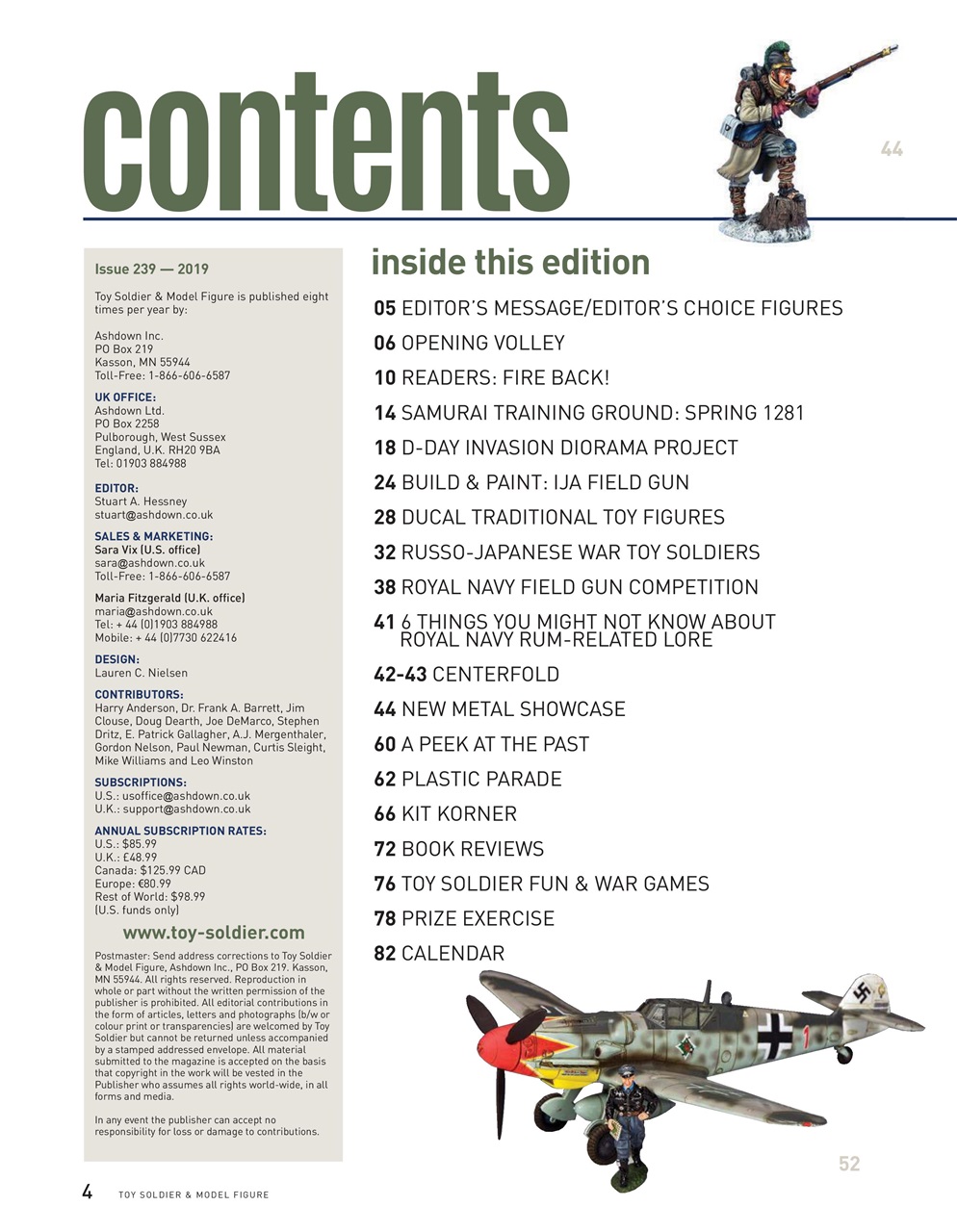 Toy Soldier & Model Figure Preview Pages