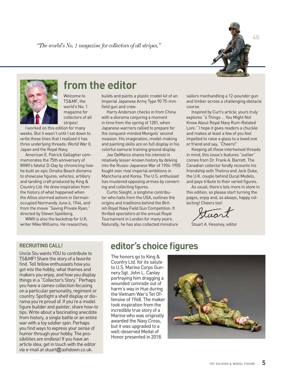 Toy Soldier & Model Figure Preview Pages