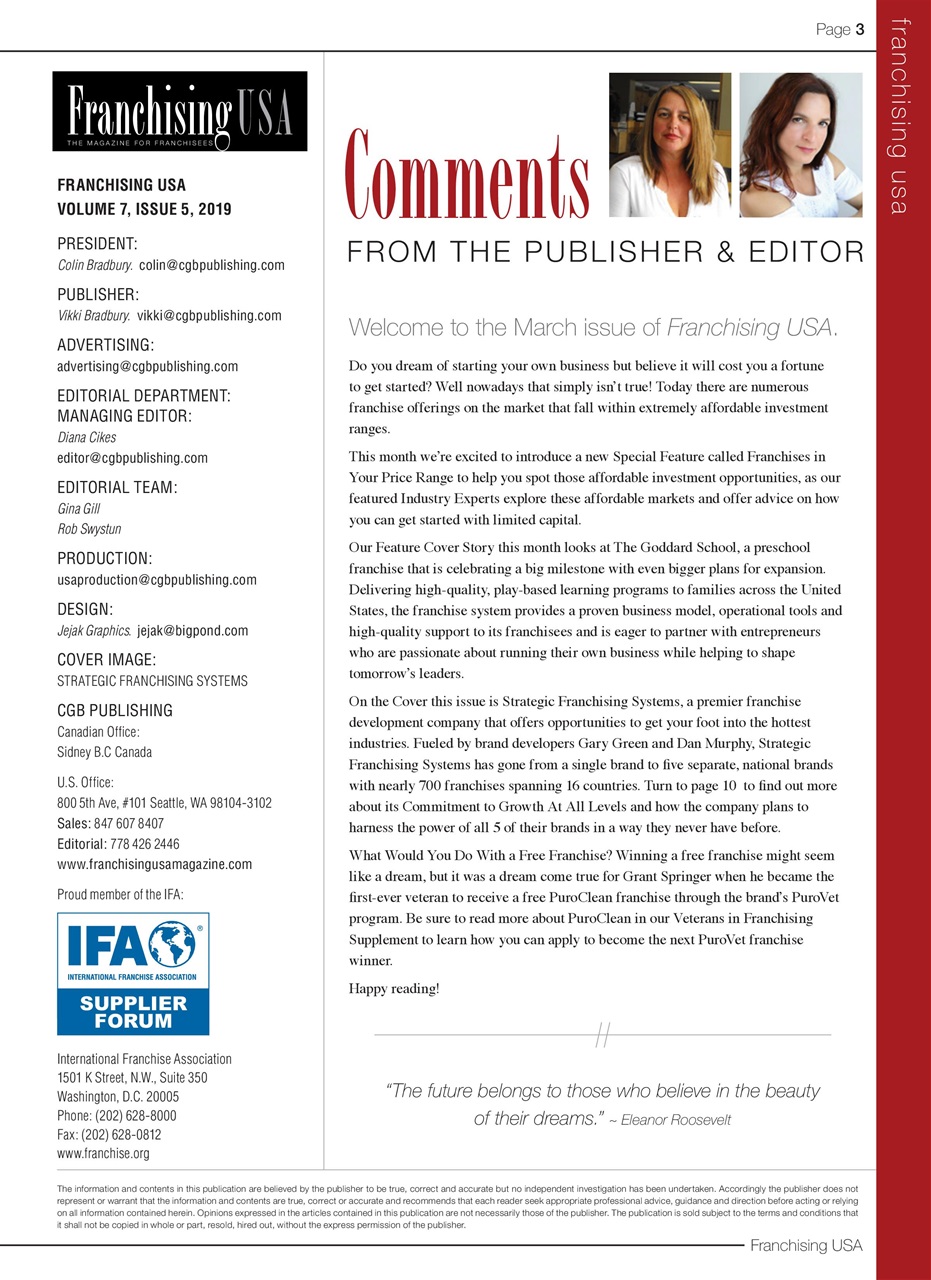 Franchising USA Preview Pages