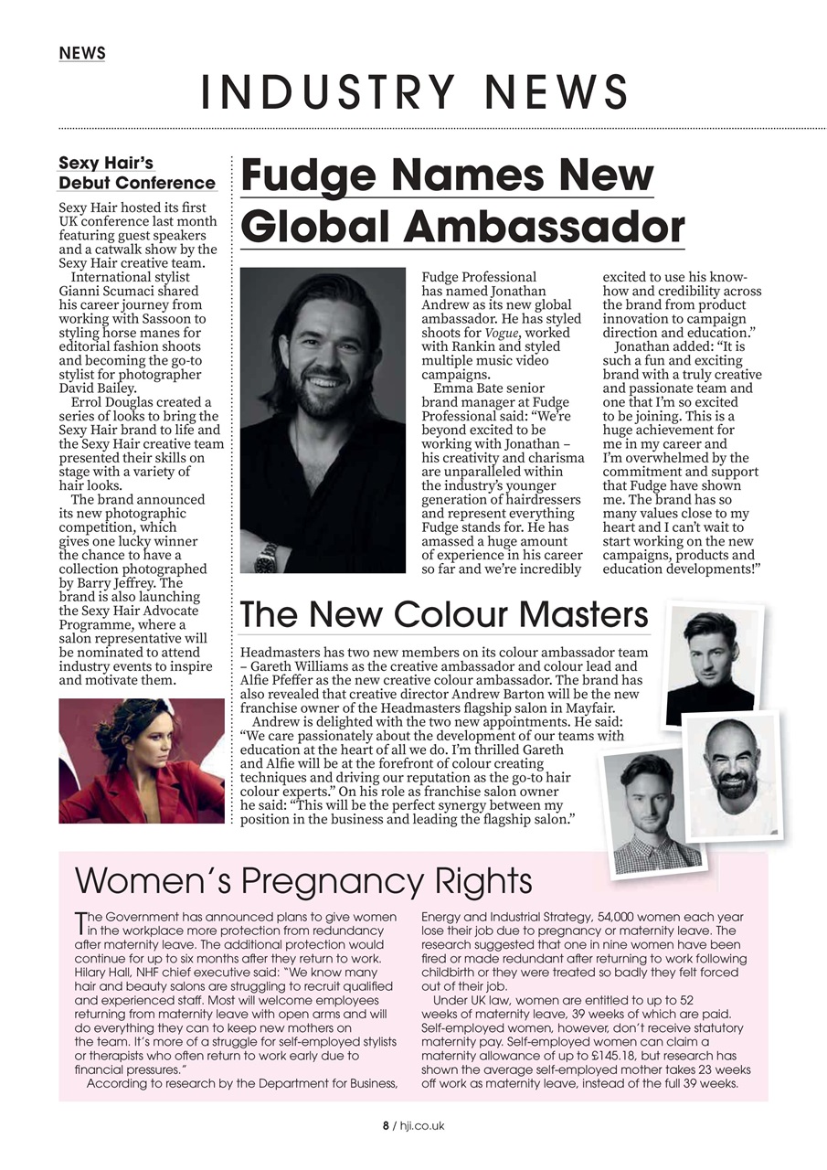 Hairdressers Journal Preview Pages