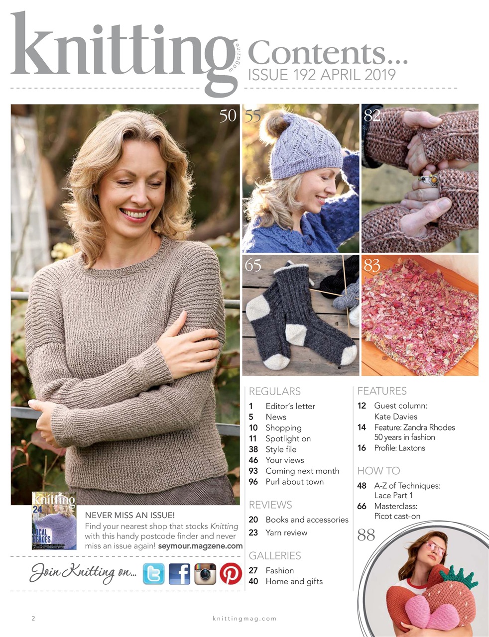 Knitting Preview Pages