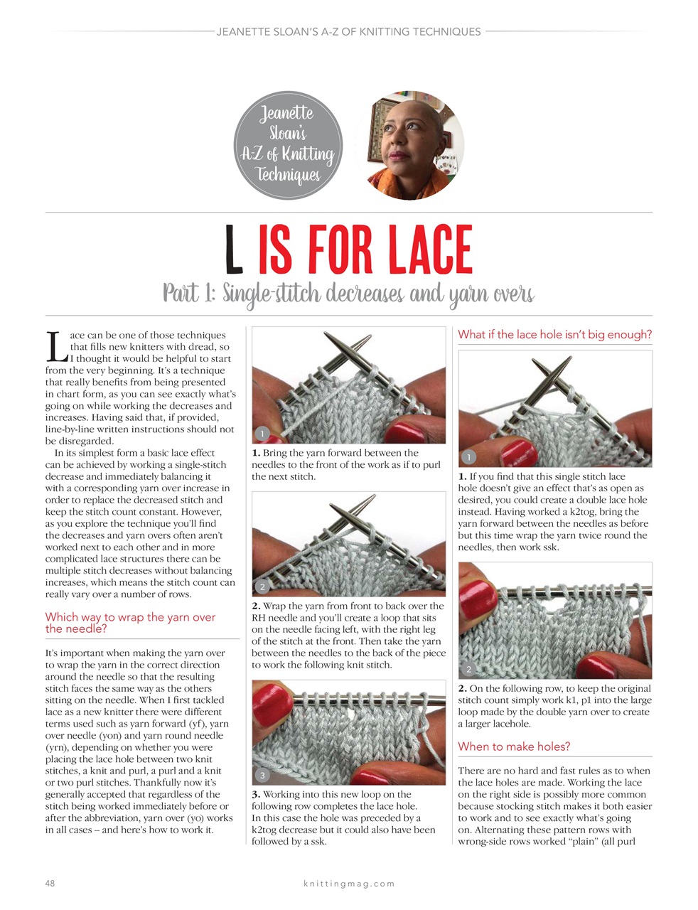 Knitting Preview Pages