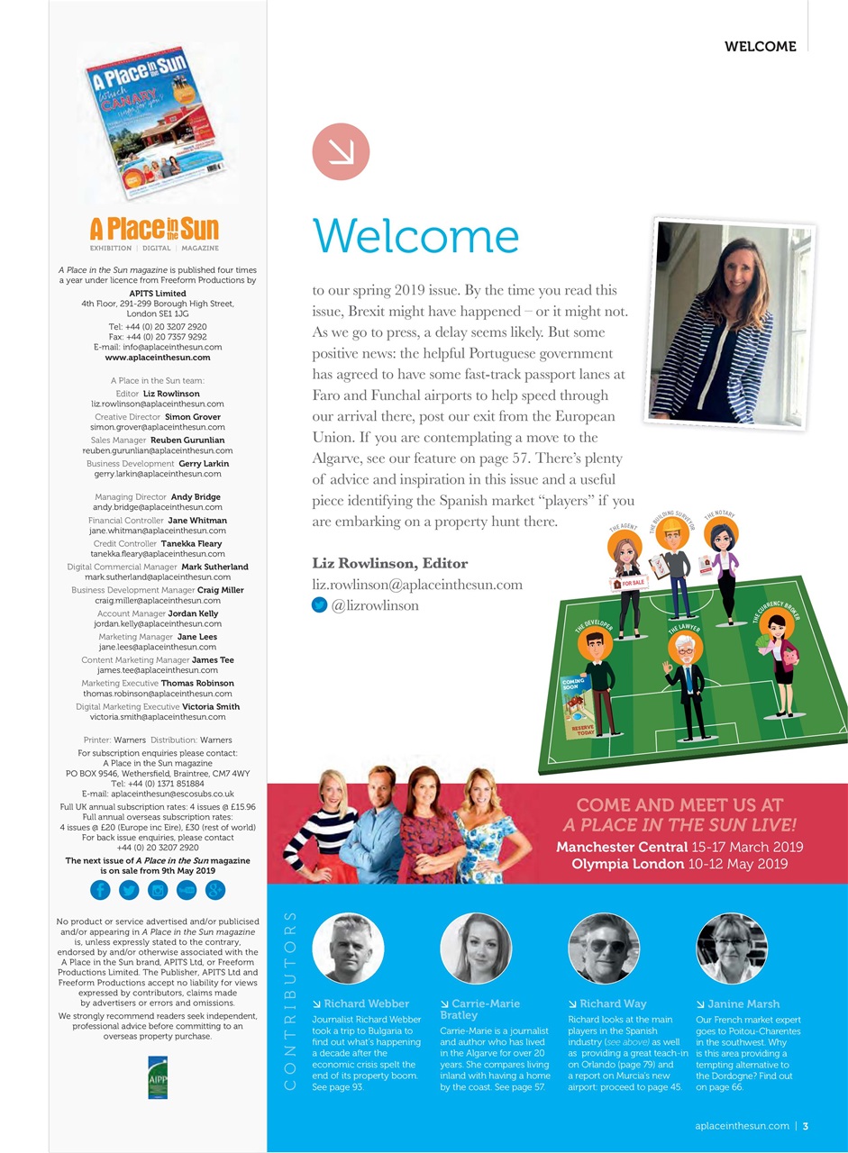 A Place in the Sun Magazine Preview Pages