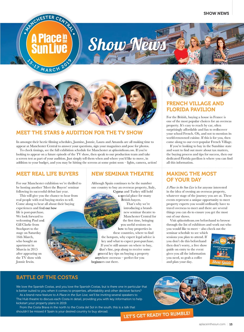 A Place in the Sun Magazine Preview Pages