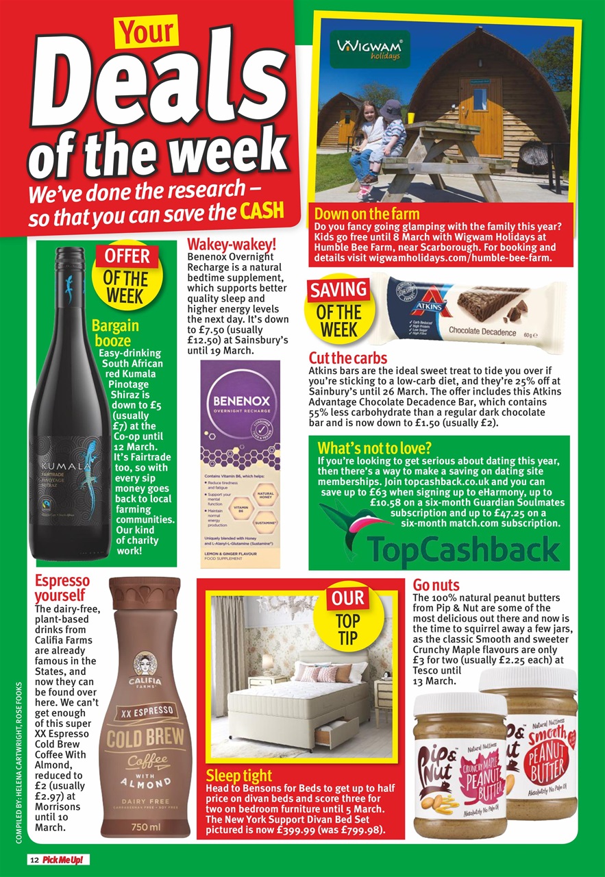 Pick Me Up Preview Pages