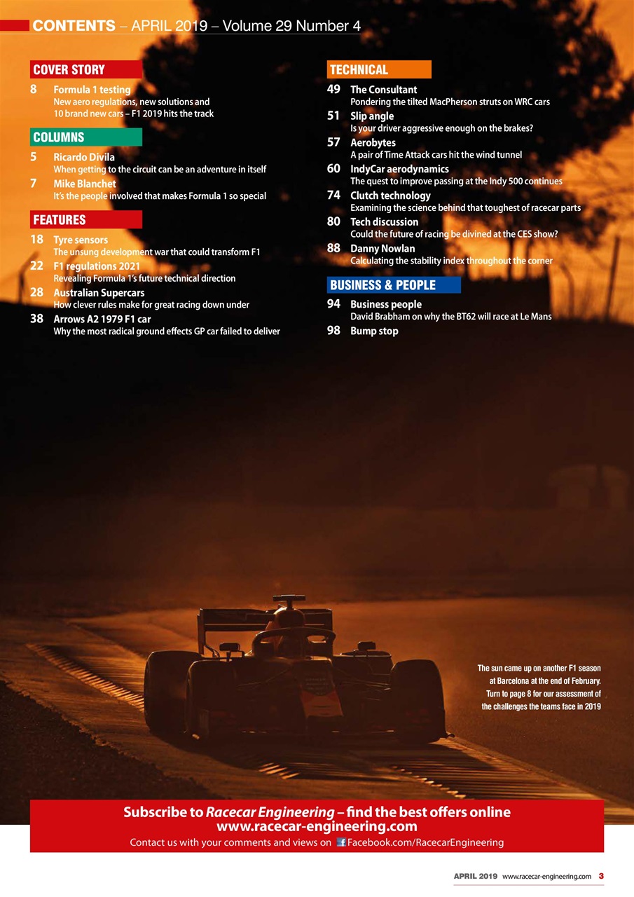 Racecar Engineering Preview Pages