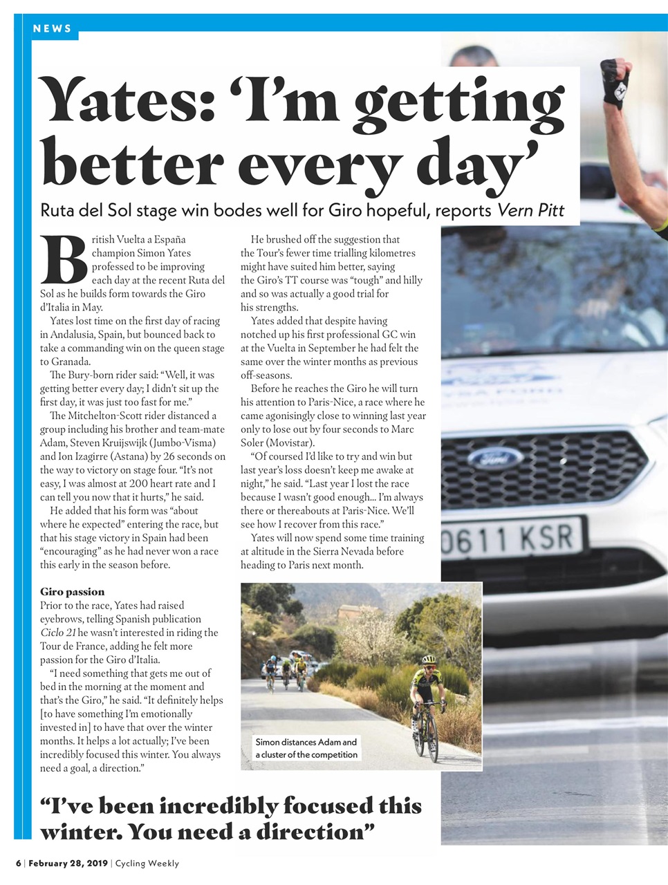 Cycling Weekly Preview Pages