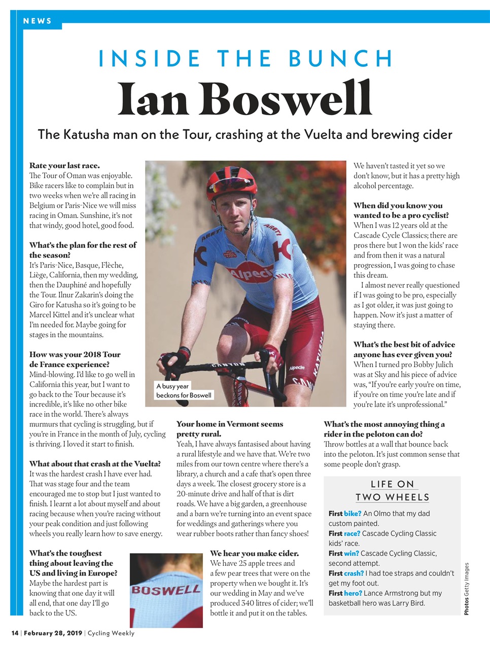 Cycling Weekly Preview Pages