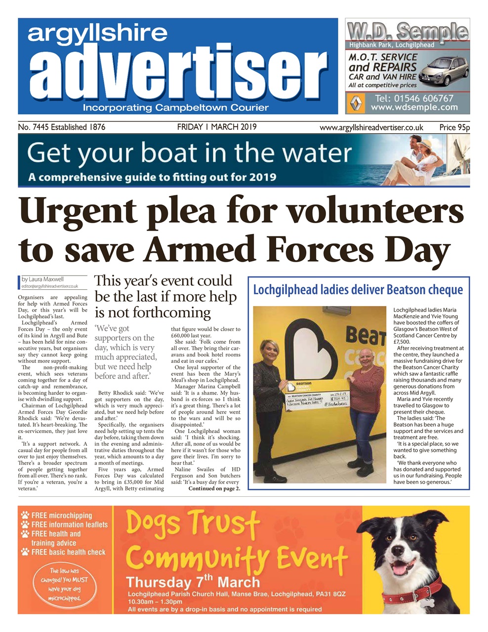 Argyllshire Advertiser Preview Pages