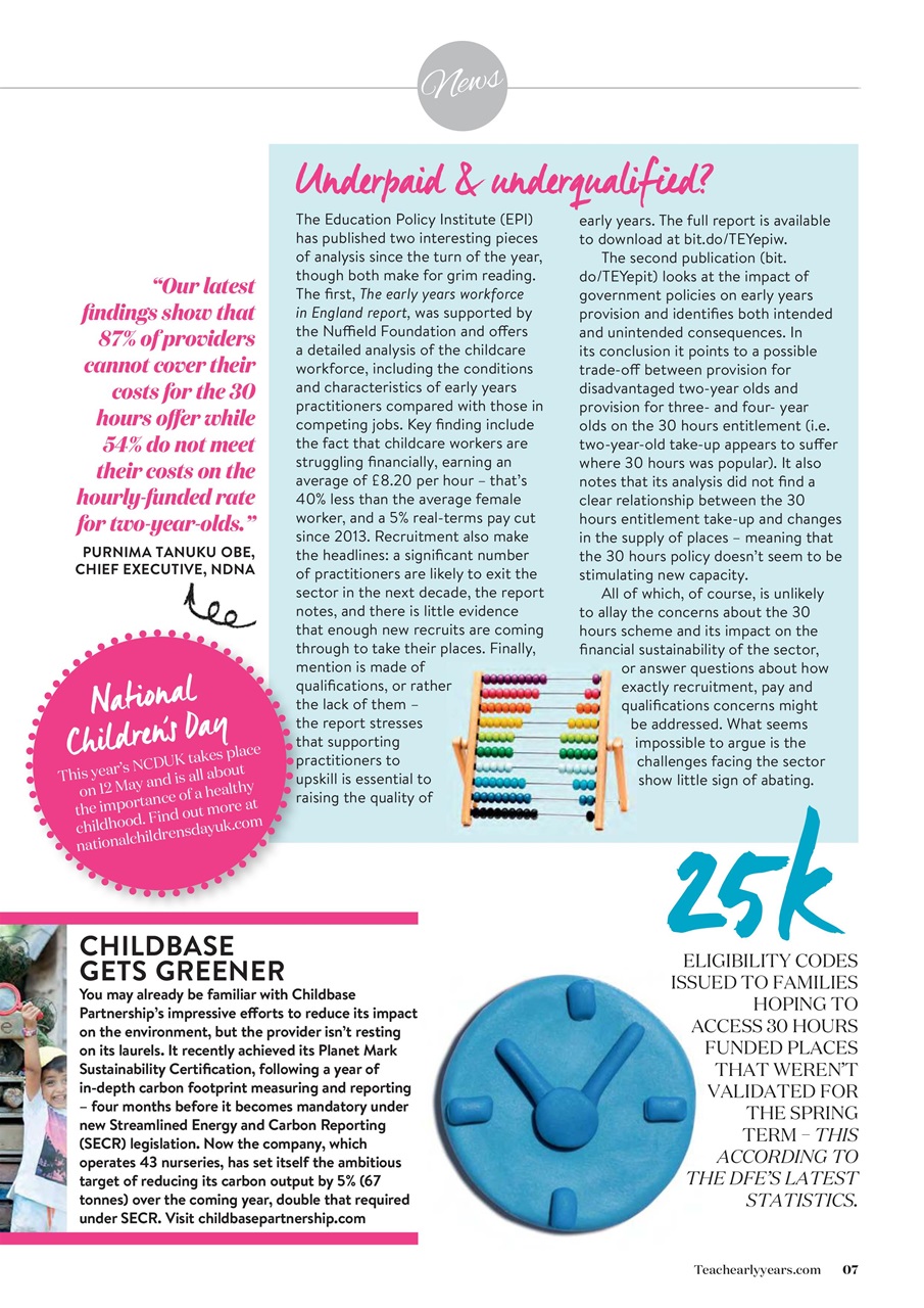 Teach Early Years Preview Pages