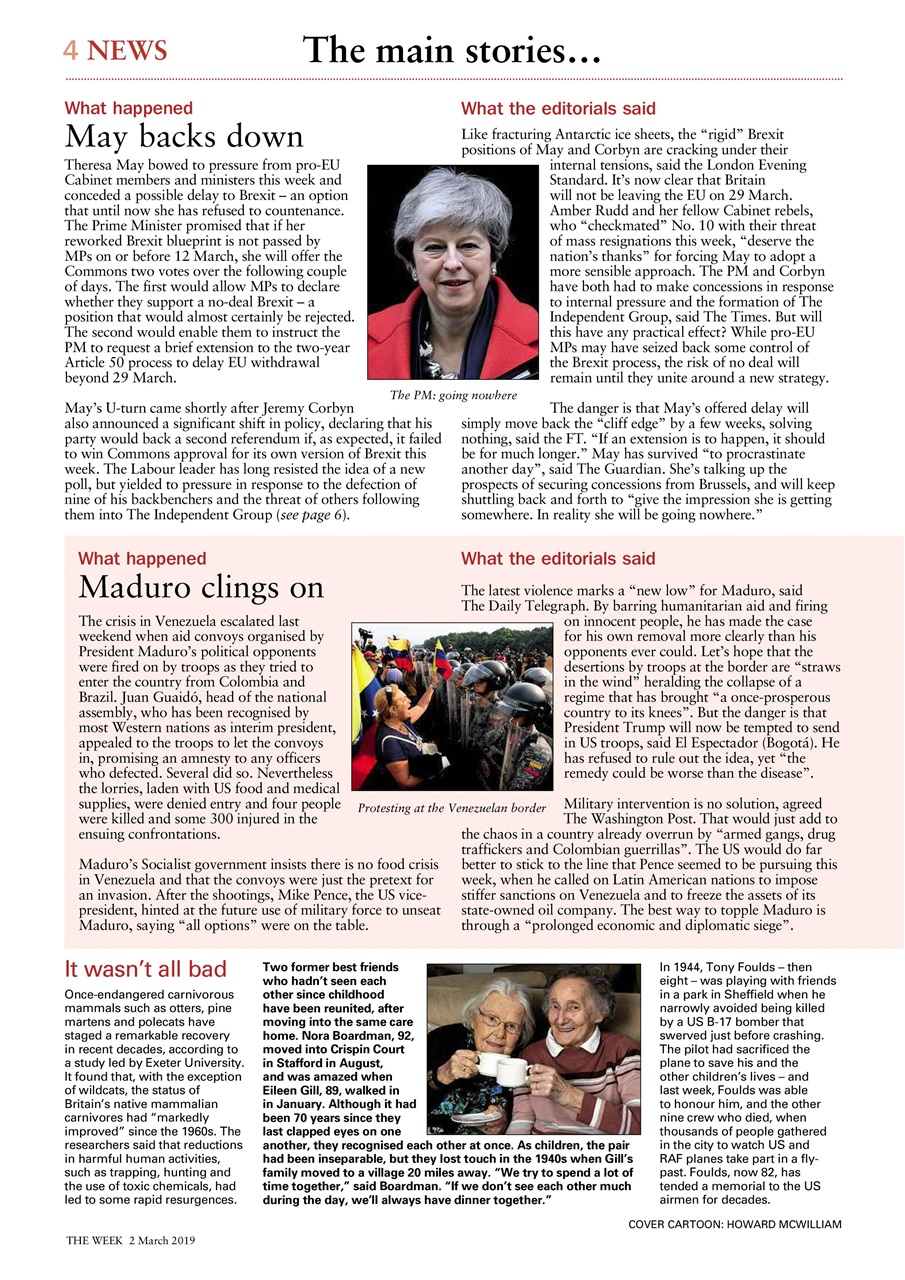 The Week Preview Pages