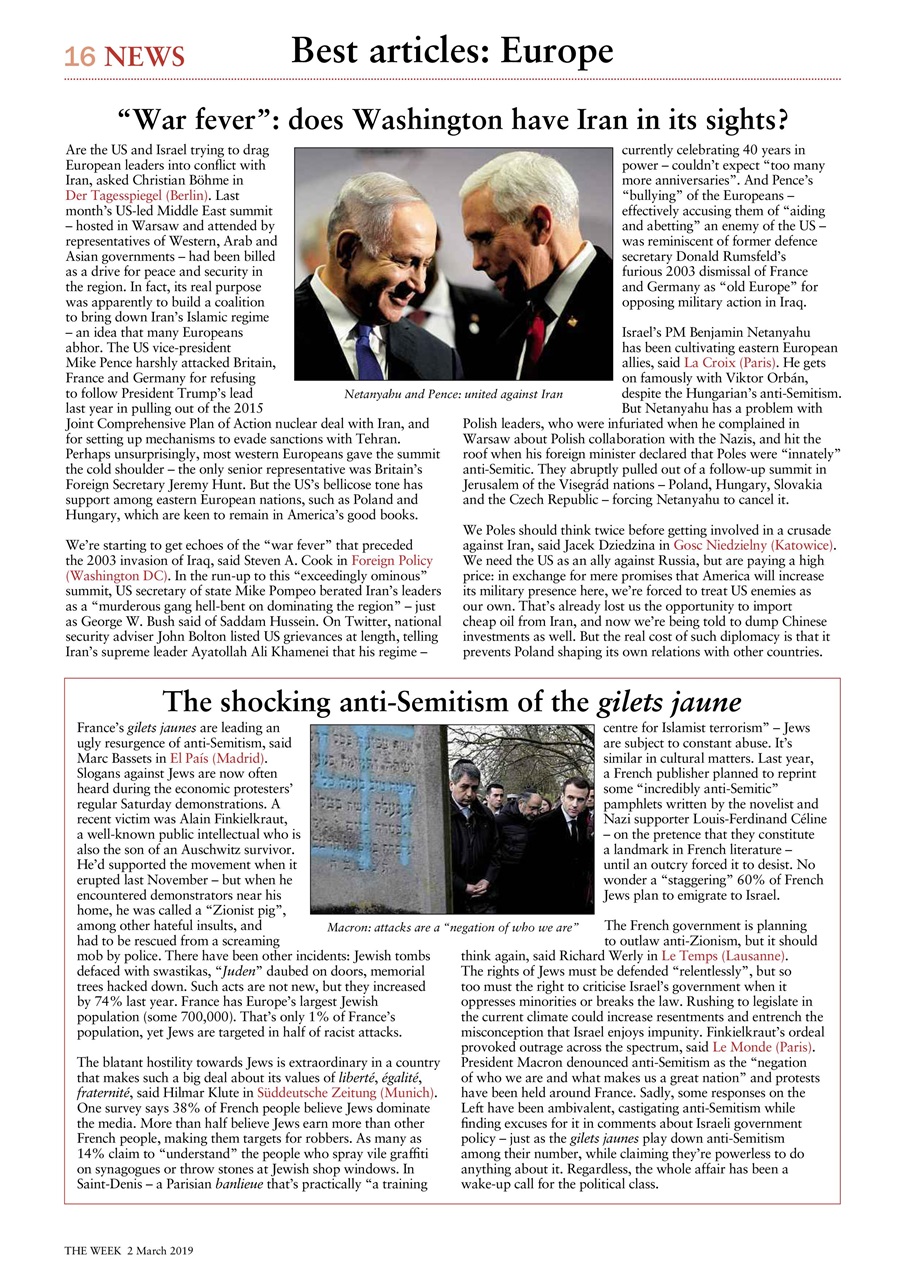The Week Preview Pages