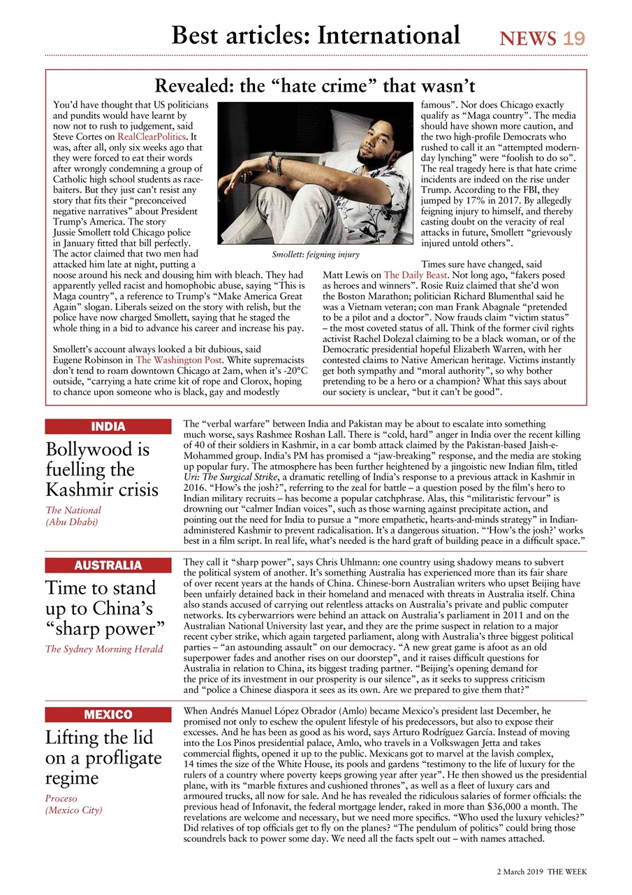 The Week Preview Pages