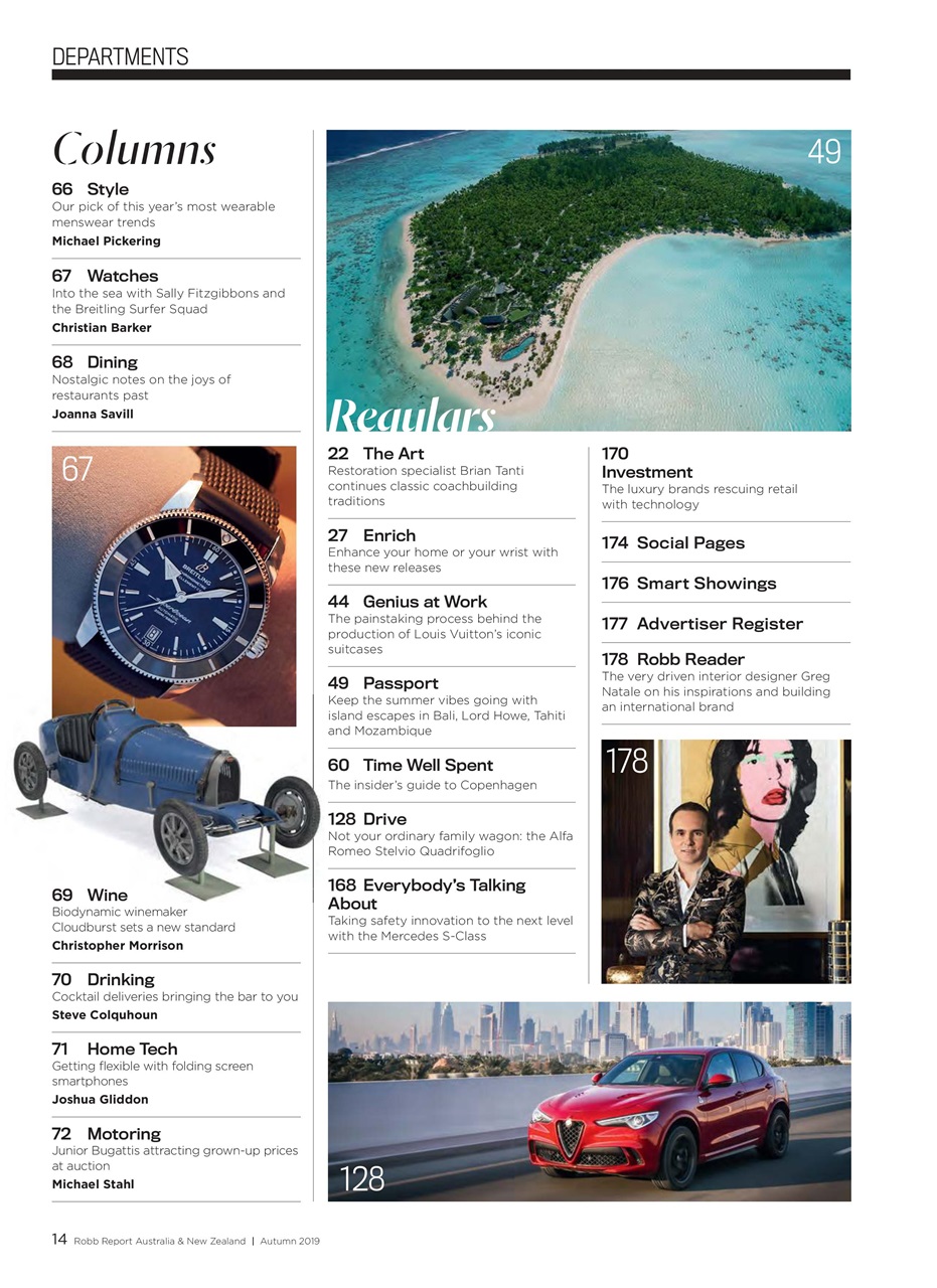 Robb Report Australia & New Zealand Preview Pages