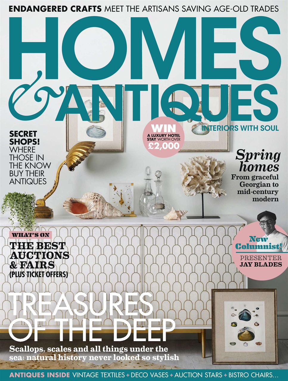 Homes & Antiques Magazine Preview Pages
