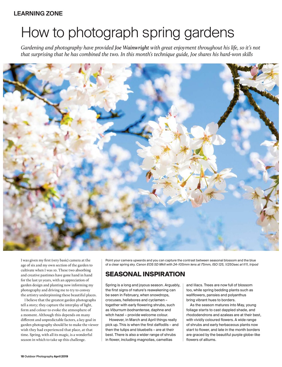 Outdoor Photography Preview Pages