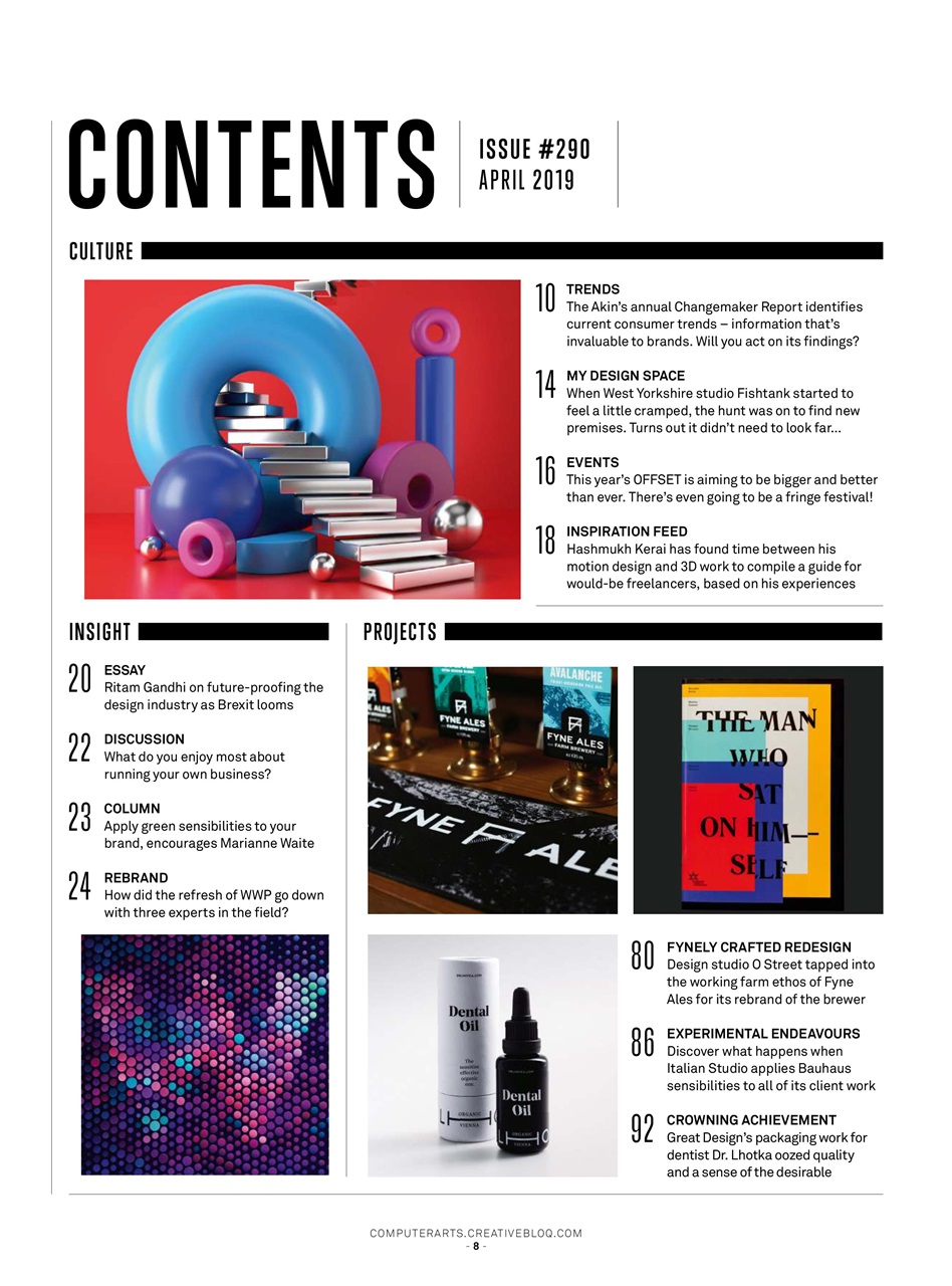 Computer Arts Preview Pages