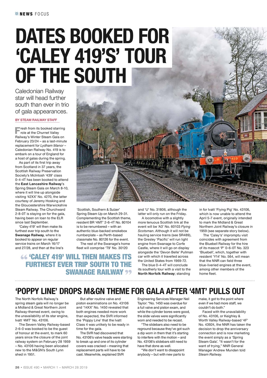 Steam Railway Preview Pages