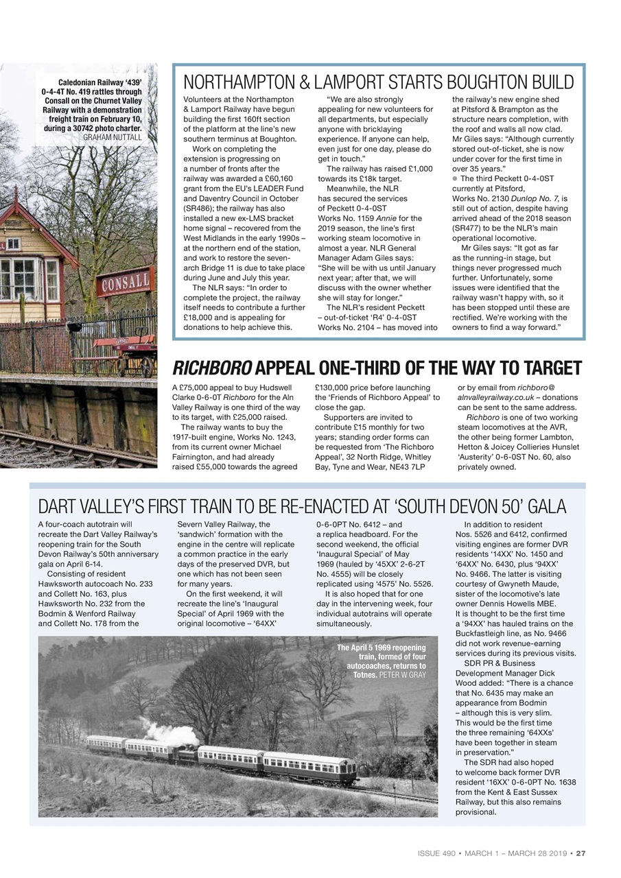 Steam Railway Preview Pages