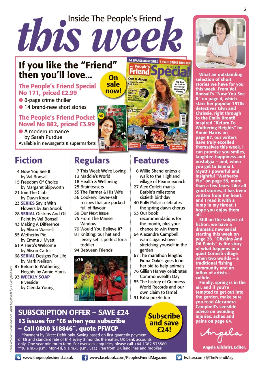 The People’s Friend Preview Pages